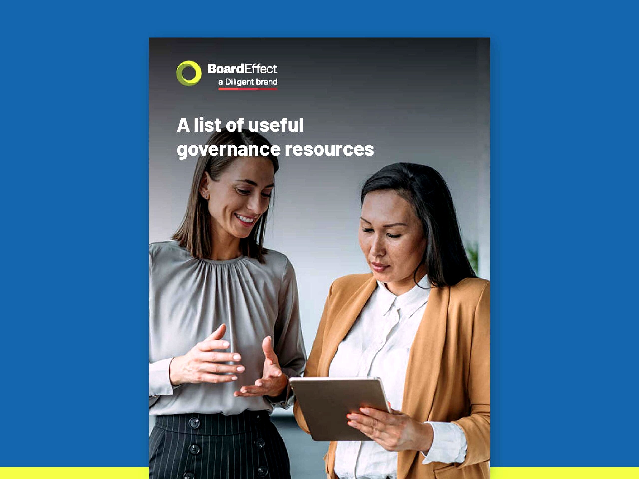 governance resources for charities