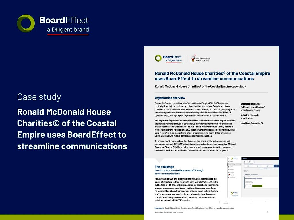 RMHCCE case study